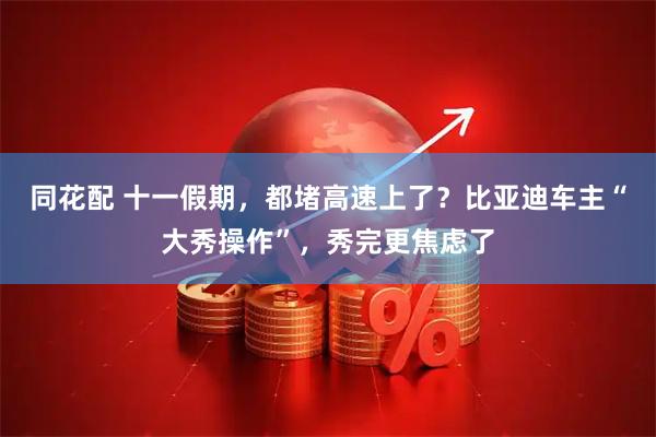 同花配 十一假期，都堵高速上了？比亚迪车主“大秀操作”，秀完更焦虑了